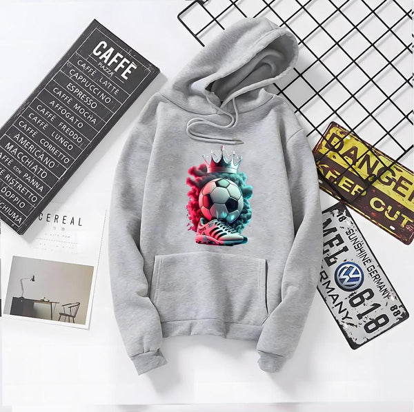 Men's Hoodie - Printed Fleece, 1 Pc - Stylish & Comfortable